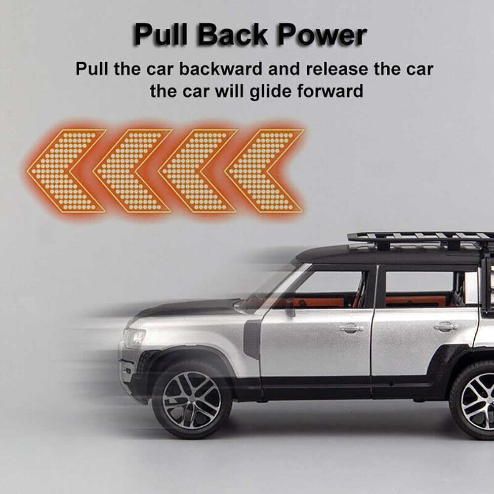 Land Rover Defender Diecast Car - Image 3